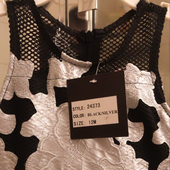 Black Silver Dress - Picture 2 of 5